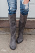 Not Rated Hermosa Boots- Charcoal