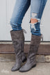Not Rated Hermosa Boots- Charcoal