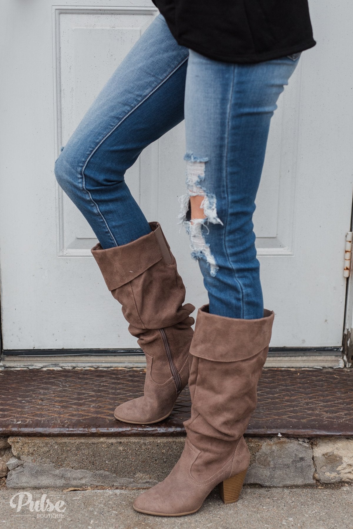 Rampage taupe boots Clearance