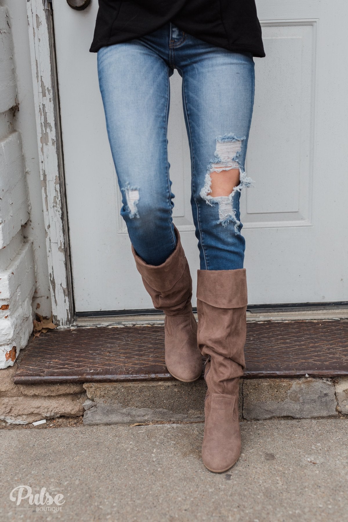 Rampage taupe boots Clearance