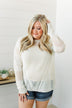 Love Like Crazy Open Knit Sweater- Ivory