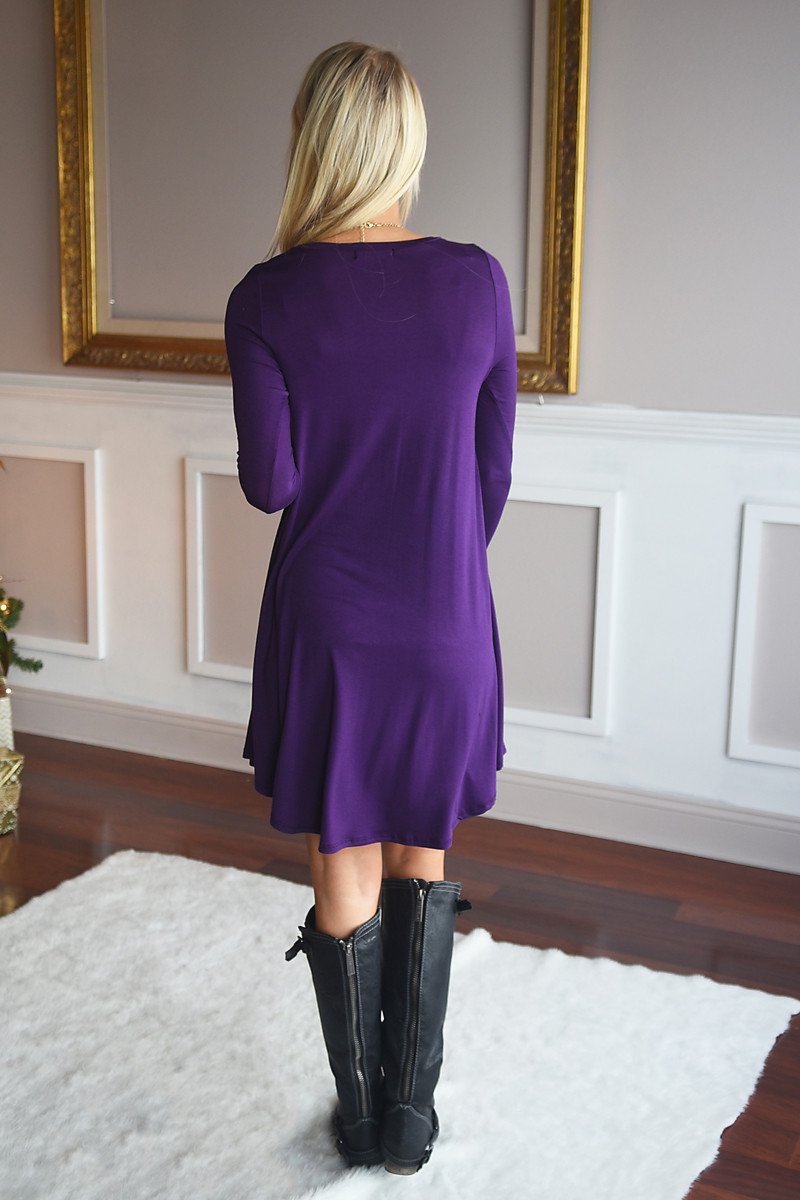 Simple Pleasures Dress ~ Purple Simple Pleasures Dress ~ Purple