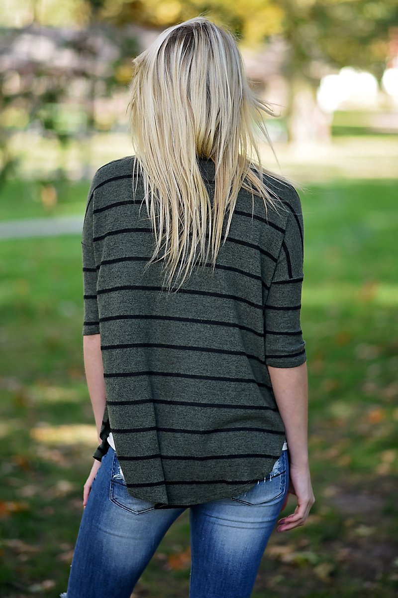 Striped To Perfection ~Olive