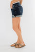 Sneak Peek Distressed Shorts- Emery Wash