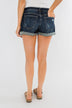 Sneak Peek Distressed Shorts- Emery Wash