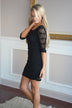 Sweet As Candy Lace Dress ~ Black