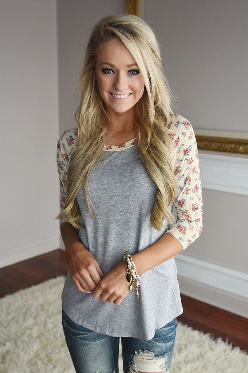 Warm Breeze Floral Top