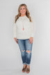 Cuddle Me Close Knitted Sweater- Ivory