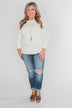 Cuddle Me Close Knitted Sweater- Ivory