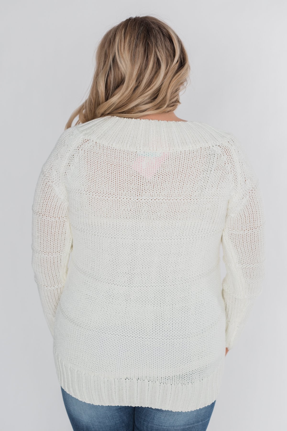 Cuddle Me Close Knitted Sweater- Ivory